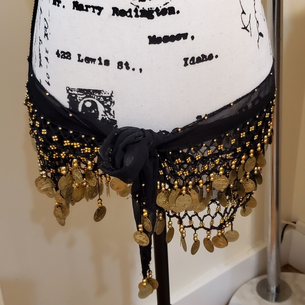 Belly dance scarf skirt